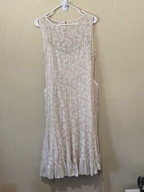 Rickie Freeman For Teri Jon Champagne Lace Dress